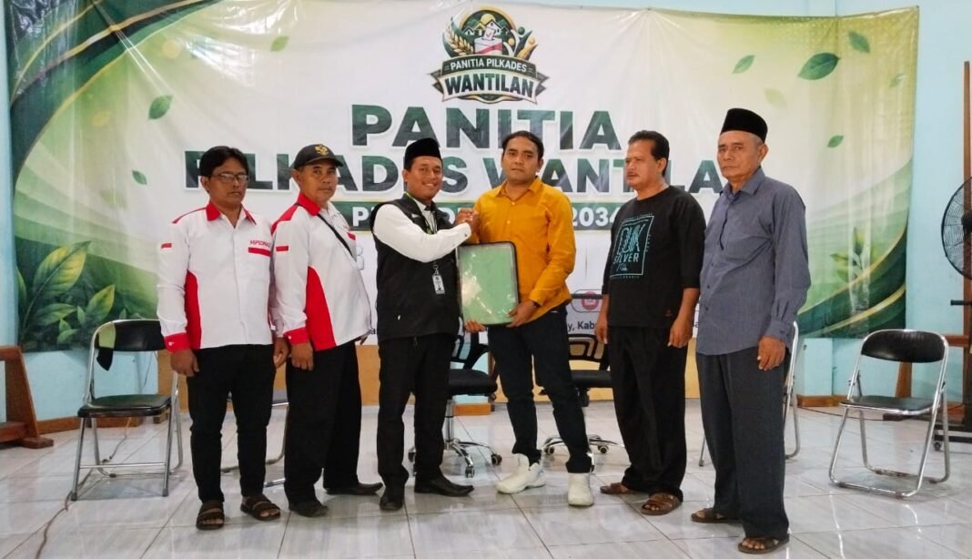 Resmi! Ramli Serahkan Berkas Pendaftaran Bakal Calon Kades Wantilan Periode Tahun 2026-2034 Resmi! Ramli Serahkan Berkas Pendaftaran Bakal Calon Kades Wantilan Periode Tahun 2026-2034