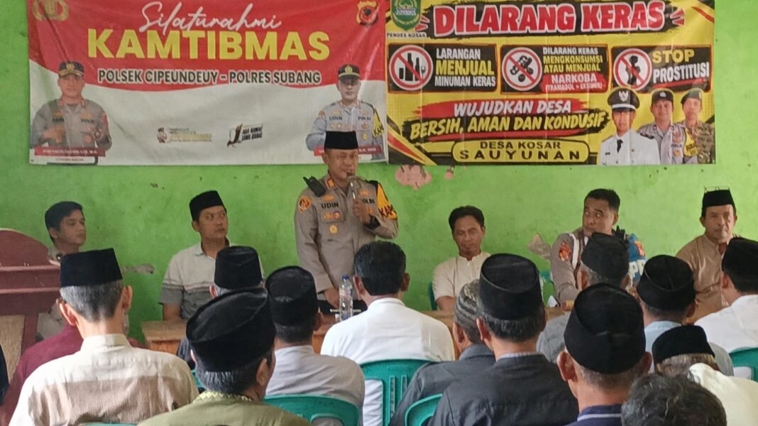 Perkenalkan Diri Sebagai Kapolsek Baru, AKP Udin Awaludin Gelar Silaturahmi Kamtibmas Dengan Perangkat Desa Kosar Perkenalkan Diri Sebagai Kapolsek Baru, AKP Udin Awaludin Gelar Silaturahmi Kamtibmas Dengan Perangkat Desa Kosar