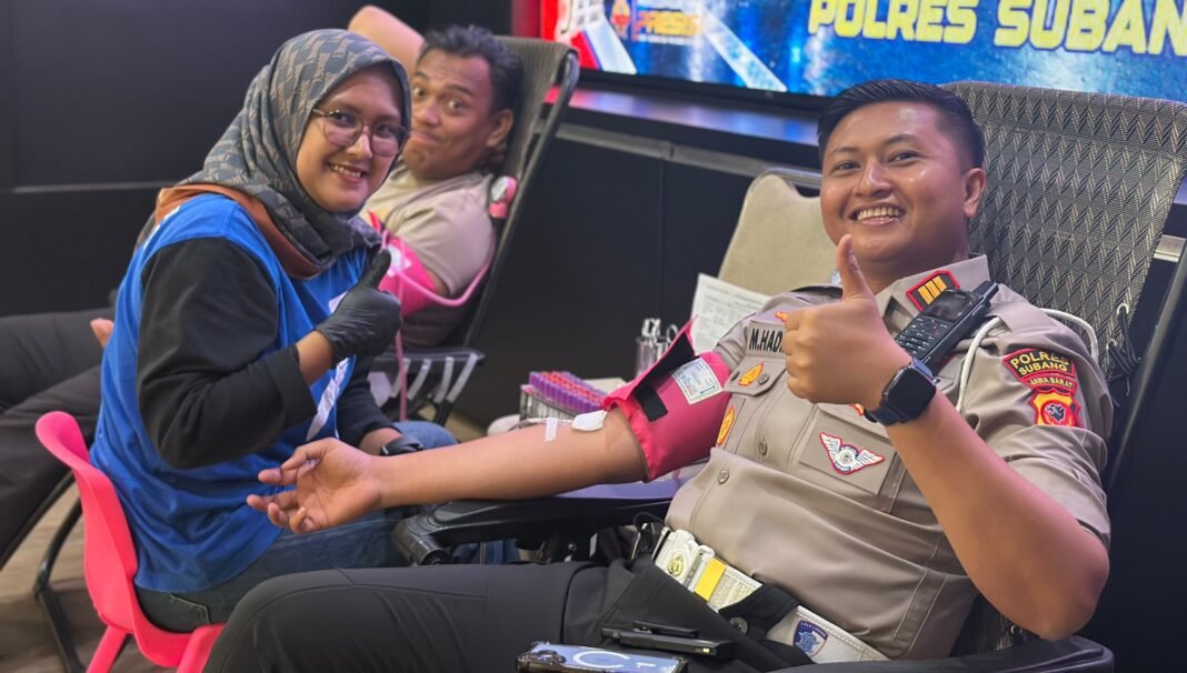 “Setetes Darah Sejuta Harapan”, Satlantas Polres Subang Gelar Donor Darah Sambut HUT Polantas ke-71 “Setetes Darah Sejuta Harapan”, Satlantas Polres Subang Gelar Donor Darah Sambut HUT Polantas ke-71