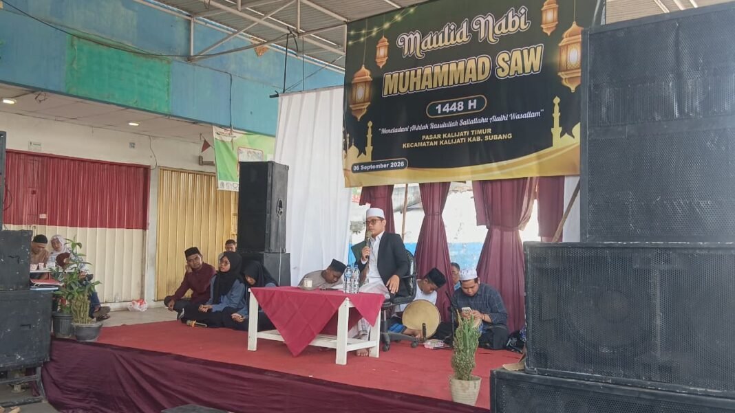 Pedagang Pasar Baru Kalijati Kompak Gelar Maulid Nabi, Doakan Dagangan Berkah Pedagang Pasar Baru Kalijati Kompak Gelar Maulid Nabi, Doakan Dagangan Berkah